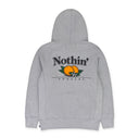 GREY ORANGES PULLOVER HOODIE