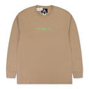 BEIGE FW19 LOGO LS T-SHIRT