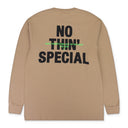 BEIGE FW19 LOGO LS T-SHIRT