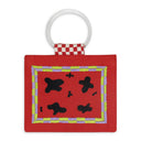 RED CLUTCH HAND BAG