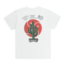 WHITE CACTUS BONZAI PRINT T-SHIRT