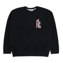 BLACK KAWAII CREW SWEATSHIRT