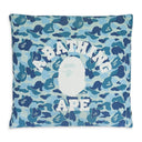 BLUE ABC CAMO COLLEGE SQAURE CUSHION PILLOW