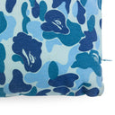 BLUE ABC CAMO COLLEGE SQAURE CUSHION PILLOW