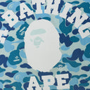 BLUE ABC CAMO COLLEGE SQAURE CUSHION PILLOW