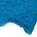 BLUE FLORAL LACE SKIRT
