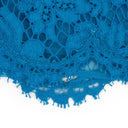 BLUE FLORAL LACE SKIRT