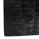 BLACK CROC TOTE SHOPPER BAG