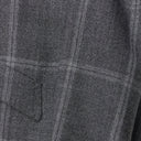 GREY PLAID THREE PIECE SUIT