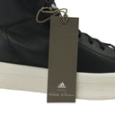 BLACK LEATHER MASTADON HIGH TOP SNEAKER