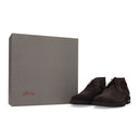 BROWN VELOUR CALF GENUINE LEATHER OXFORDS