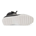 BLACK/SILVER SNEAKER WITH METAL BAR SNEAKERS