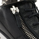 BLACK/SILVER SNEAKER WITH METAL BAR SNEAKERS
