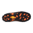 BLACK/ORANGE FLYKNIT BOOTS