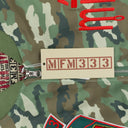 MURD333R.FM GREEN/RED CAMO SPECIAL OPS BOMBER JACKET