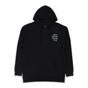 BLACK GLITTER 'BLINDED' HOODIE