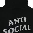 BLACK GLITTER 'BLINDED' HOODIE