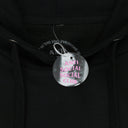 BLACK GLITTER 'BLINDED' HOODIE