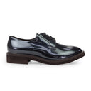NAVY REFLECTIVE LACEUP OXFORDS