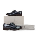 NAVY REFLECTIVE LACEUP OXFORDS