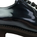 NAVY REFLECTIVE LACEUP OXFORDS