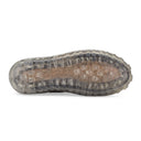 GREY LEATHER/WRAP SOLE SNEAKERS