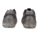 GREY LEATHER/WRAP SOLE SNEAKERS