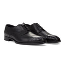 BLACK GENUINE LEATHER DRESS SHOES