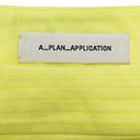 NEON YELLOW QUILTED CROP TOP