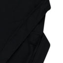 BLACK SIDE TIE HOODIE