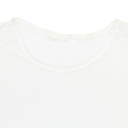 WHITE SHEER LONGLINE T-SHIRT