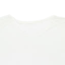 WHITE SHEER LONGLINE T-SHIRT