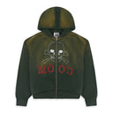 POT GREEN POISON ZIP HOODIE