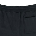 BLACK STUDDED LOGO SHORTS
