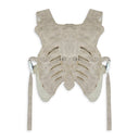 WHITE RIBCAGE MOTO VEST