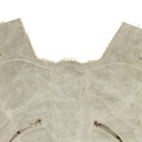 WHITE RIBCAGE MOTO VEST