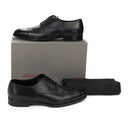 BLACK GENUINE LEATHER DRESS SHOES