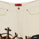 MULTICOLOR GRAPHIC BAGGY JEANS