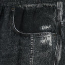 GREY P-ALSTON FLUID PRINTED TROUSERS