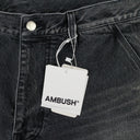 BLACK DENIM WORK PANTS