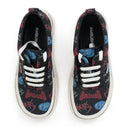 RED VULCANIZED LACE UP CANVAS SNEAKERS