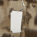 CAMEL JACQUARD CREWNECK SWEATER