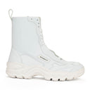 WHITE BOCCACCIO ANKLE BOOTS