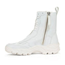 WHITE BOCCACCIO ANKLE BOOTS
