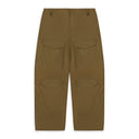 GREEN MULTI POCKET TECH NYLON CARGO TROUSERS