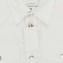 WHITE POPLIN TRUCKER BUTTON-DOWN SHIRT