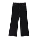 BLACK/WHITE HAMMER DENIM BAGGY JEANS