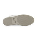 WHITE/CREAM BASKET MID TOP SNEAKERS