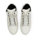 WHITE/CREAM BASKET MID TOP SNEAKERS