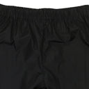 BLACK ANKLE GATHERED W/ BOW DETAIL TRACK TROUSERS